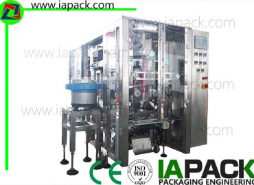 Máquina de envasado de bolsa de café servo para drenaxe PLC, máquina de recheo automática