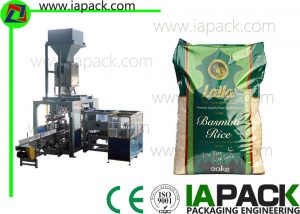 Premade Rice Open Bagging Machine Bag Placer Automático Bag