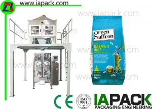 Rice Automatic Pouch Packing Machine para Alimentación, Auto Bagging Machines