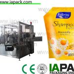 Shampoo plástico dopackpack máquina de envasado automático para líquido