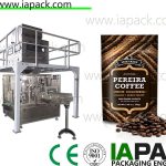Máquina de envasado automática de granos de café