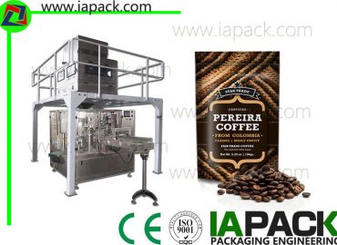 Máquina de envasado automática de granos de café