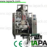 Forma vertical de alta eficiencia enchendo máquina de selado automático de servo PLC